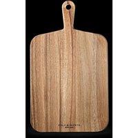 Cole & Mason Barkway Acacia Wooden Board with Handle - Medium in Brown