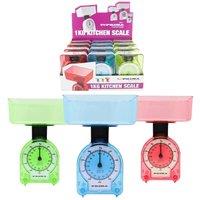 BARGAINS-GALORE Mini 1kg Kitchen Weighing Scale Cooking Flour Mechanical Compact Bake