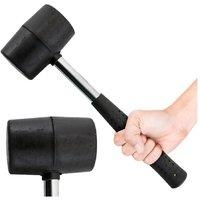 BARGAINS-GALORE Heavy Duty Hammer Mallet 320z With Rubber Grip Handle Diy Multipurpose in Black