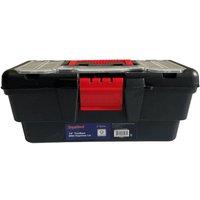 SupaTool Toolbox With Organiser Lid in Black