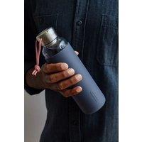 Black + Blum Glass Water Bottle Grey in Dark Grey