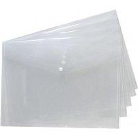 Tiger A3 Popper Wallet in Clear