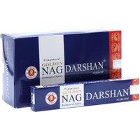 KDMD Golden Nag Darshan Incense Sticks - Spiritual, Long-Lasting Fragrance in Blue