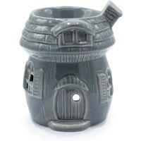 KDMD Whimsical Grey Mushroom House Oil Diffuser for Cozy Spaces