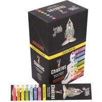 KDMD 7 Chakra Incense Sticks with Message Card for Meditation & Healing in Brown