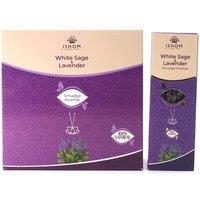 KDMD Ishom Smudge Incense - White Sage & Lavender for Relaxation in Brown