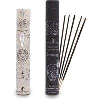 KDMD Ancient Witch Spell Incense Set with Crystal Pendulum & Divination Map in Black