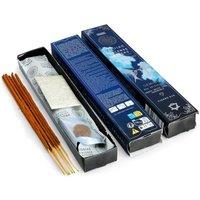 KDMD Gemini Honey White Sage Incense Set with Tiger Eye & Horoscopes in Brown