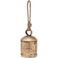 KDMD Antique Gold Bell Bauble - Elegant Vintage Holiday Ornament