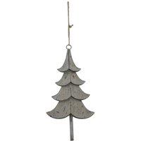 KDMD Large Rustic Metal Hanging Tree Wall Decor for Style in Grey