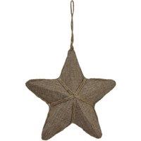 KDMD Medium Jute Hanging Star Decor for Rustic & Style in Brown