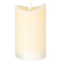 KDMD Luxe Collection Natural Glow 2.75x5" Cream Melted LED Candle