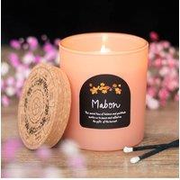 KDMD Mabon Apple Wheel of the Year Candle - Autumn Equinox, , 35H Burn in Peach