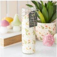 KDMD Fairy Folklore Moss & Sandalwood Candle - 55hr Scented Glass Tube in White