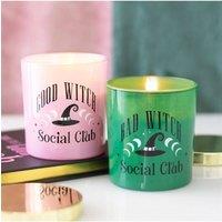 KDMD Set of 2 Witch Scented Glass Candles - Good & Bad Witch Gifts