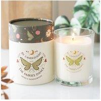 KDMD Fairy Wing Moss & Sandalwood Candle - Cozy Woodland Scent (20H) in White