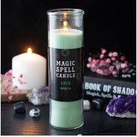 KDMD Luck Green Tea Spell Candle for Prosperity & Positivity