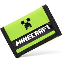 Minecraft Men's Velcro Wallet | Boys Green | Official Merch