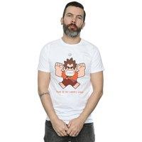 Disney Men's Wreck It Ralph Happy Face T-Shirt in White | Size: 2XL