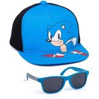Sonic the Hedgehog Men's Adjustable Curved Peak Cap | Boys Blue