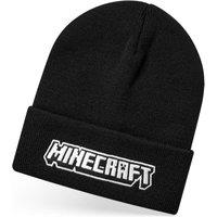 Minecraft Men's Beanie Hat | Boys Black | Official Merch