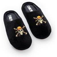 One Piece Men's Mule Slippers | Boys Black | Official Merch | Size: 5