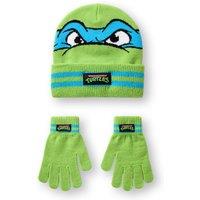 Teenage Mutant Ninja Turtles Men's Beanie & Gloves Set | Boys Green
