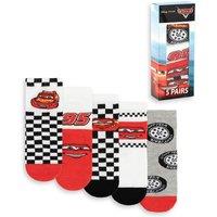 Disney Men's Calf Socks Set of 5 | Boys Multicoloured | Official Merch | Size: 6-8.5