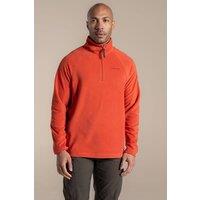 Craghoppers Men's National Trust Corey II Half Zip Fleece in Burnt Orange | Size: Small
