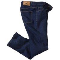 Atlas for Men Men's Regular Jeans in Dark Blue | Size: 28R