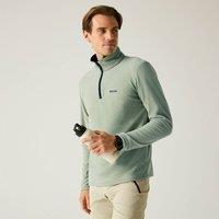 Regatta Men's Thompson Lightweight Half Zip Fleece in Mint | Size: Medium