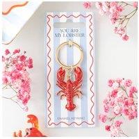 KDMD Women's You Are My Lobster Keyring - Cute Red Lobster Gift for Summer