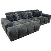 Stratus Interiors Jacob Modern Bubble Cloud Sofa for Stylish Living Rooms in Dark Grey