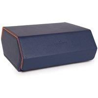 Kennett 6 Piece Hexagon Watch Case Blue & Orange PU Leather