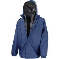 Result Men's Core 3-in-1 Jacket With Quilted Bodywarmer Jacket in Navy | Size: Medium