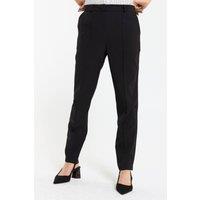 Liquorish Women's Black Slim Fit Tailored Trousers | Size: 12