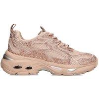 STEVE MADDEN Women's 'Zonar Pink' Fabric Trainers in Rose Gold | Size: 5