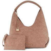 Carvela Women's 'Cassia Mini Hobo' Suedette Bag in Pink