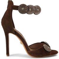 Carvela Women's 'Serafina Sandal' Suede Heels in Brown | Size: 3