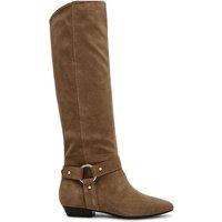 STEVE MADDEN Women's 'Krosby 275' Suede Boots in Taupe | Size: 5