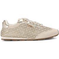 Carvela Women's 'Tivoli Laser Sneaker' Trainers in Gold | Size: 3