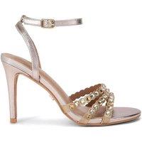 Carvela Women's 'Confetti Heel' Fabric Heels in Gold | Size: 7