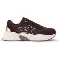 KG Kurt Geiger Women's 'Lois' Suedette Trainers in Brown | Size: 4