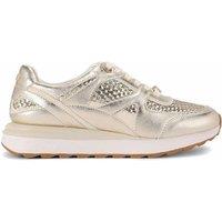 KG Kurt Geiger Women's 'Lyric Weave' Trainers in Gold | Size: 7