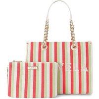 Carvela Women's 'Sorrento Midi Stripe' Canvas Bag