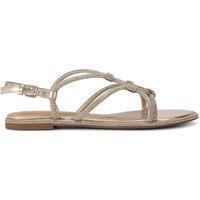 KG Kurt Geiger Women's 'Roonie' Sandals in Gold | Size: 3