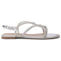 KG Kurt Geiger Women's 'Roonie' Sandals in Silver | Size: 3