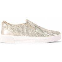 KG Kurt Geiger Women's 'Lillian Slip On' Trainers in Gold | Size: 6