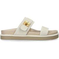 STEVE MADDEN Women's 'Take Two Beige Suede' Suede Flats | Size: 7