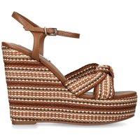 STEVE MADDEN Women's 'Aztec Brown' Leather Sandals in Brown | Size: 7